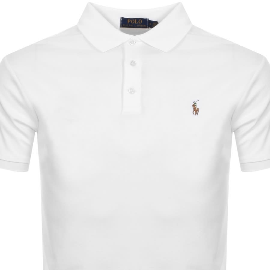 Alternative Image for ProductRalph Lauren Slim Fit Polo T Shirt White2